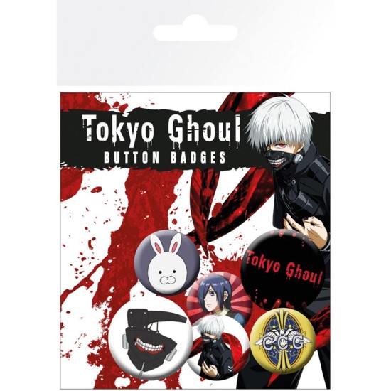 ABYstyle Tokyo Ghoul:re Pin Badge Pack (6 pcs.) - Mix - Piespraude