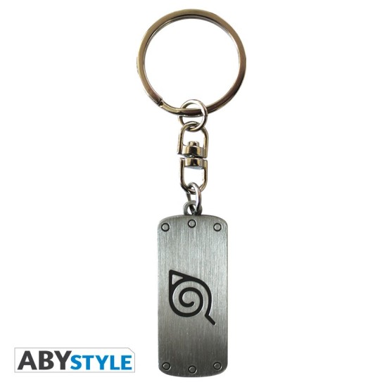 ABYstyle Naruto Shippuden Keychain - Konoha Symbol - Metālisks atslēgu piekariņš