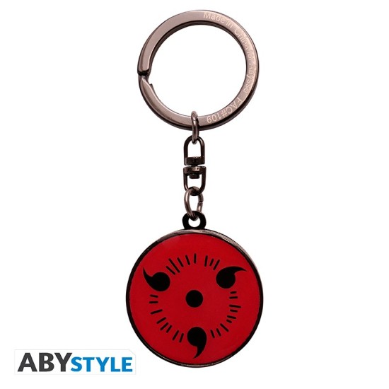 ABYstyle Naruto Shippuden Keychain - Sharingan - Metālisks atslēgu piekariņš