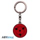 ABYstyle Naruto Shippuden Keychain - Sharingan - Metālisks atslēgu piekariņš