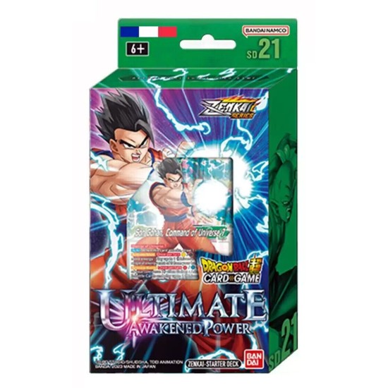 Bandai Dragon Ball Super Card Game TCG Trading Cards - Starter Deck 21 FR (Francais) - Kāršu spēle