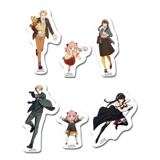 GE Animation Spy x Family Sticker Set - Teaser Art - Uzlīmju komplekts