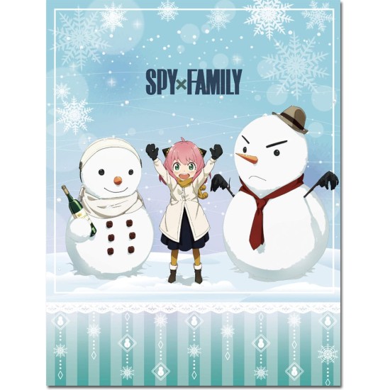 Crunchyroll Spy x Family Blanket 117 x 152cm - Snowman and Anya - Pleds