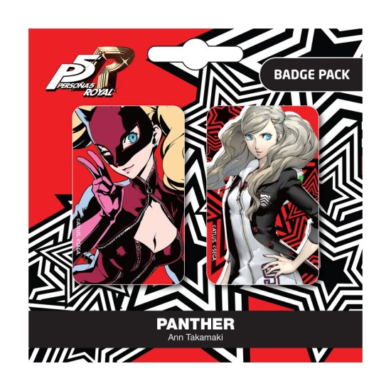 Popbuddies Persona 5 Pin Badge Pack (2 pcs.) - Royal Panther / Ann Takamaki - Piespraude