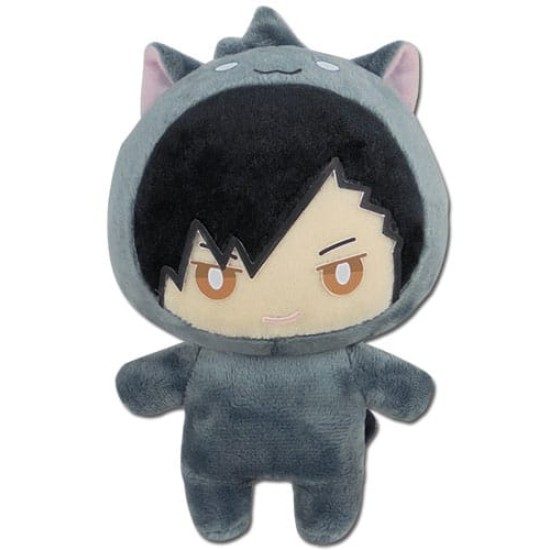 GE Animation Haikyu!! Cat Season 2 Plush Toy 15cm - Kuroo - Plīša rotaļlieta