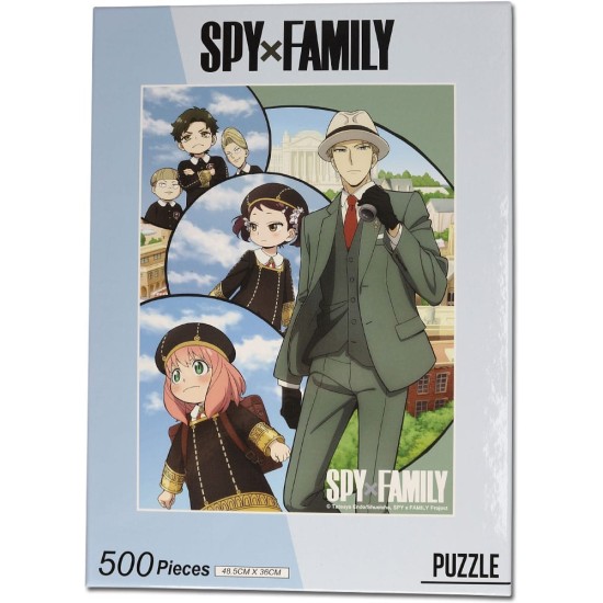 Crunchyroll Spy x Family Puzzle (500 pcs.) 48 x 36 cm - Go to School - Puzle