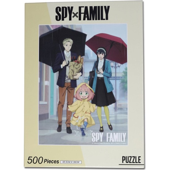 Crunchyroll Spy x Family Puzzle (500 pcs.) 48 x 36 cm - Rainy Day - Puzle