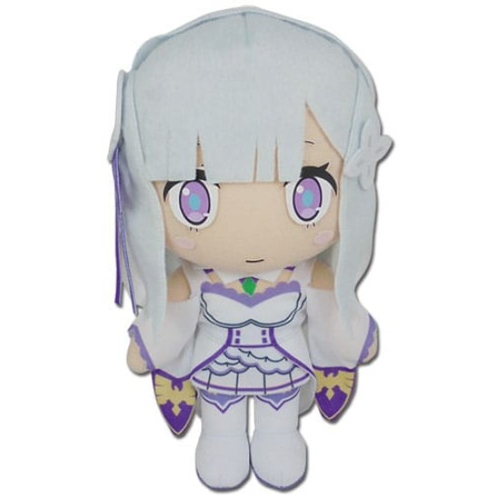 GE Animation Re:Zero Starting Life in Another World Plush Toy 20cm - Emilia - Plīša rotaļlieta