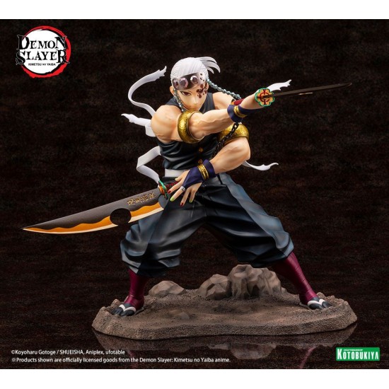 Kotobukiya Demon Slayer Kimetsu no Yaiba ARTFXJ Bonus Edition Figure 23cm - Tengen Uzui - Plastmasas figūriņa