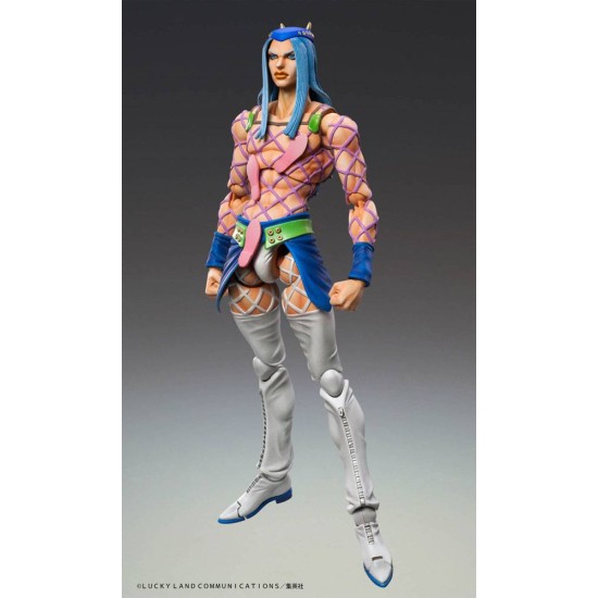 Medicos Entertainment Jojo's Bizarre Adventure Part 6 Stone Ocean Action Chozokado Figure 15cm - Narciso A - Plastmasas figūriņa