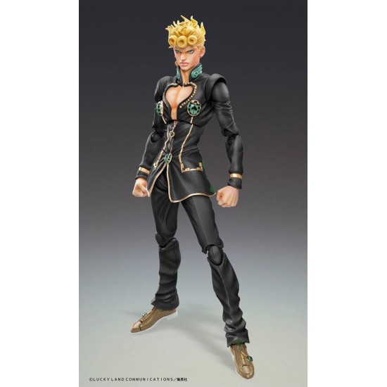 Medicos Entertainment Jojo's Bizarre Adventure Part 5 Super Action Chozokado Figure 15cm - Giorno Giovanna - Plastmasas figūriņa