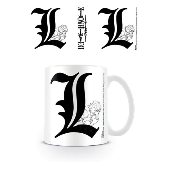 Pyramid Death Note Ceramic Mug 320ml - L - Krūze