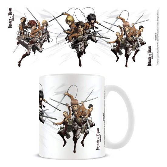 Pyramid Attack on Titan Ceramic Mug 315ml - Character - Krūze