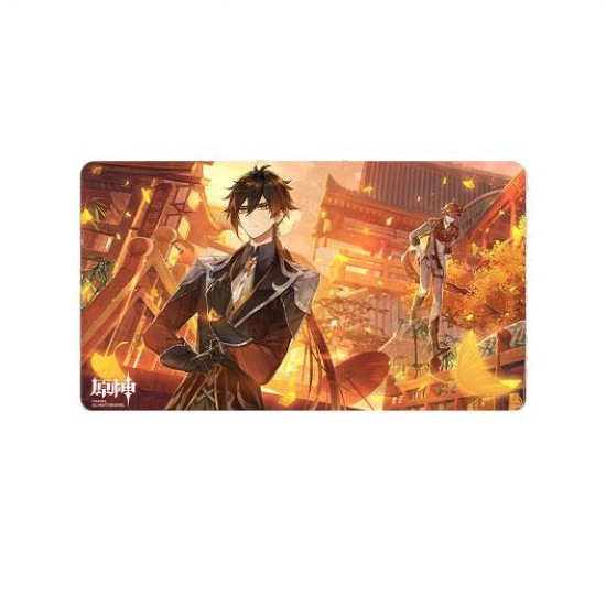 MiHoYo Genshin Impact Devil Mission The Approaching Star Mousepad 70 x 40 cm - Zhongli & Tartaglia - Peles paliktnis