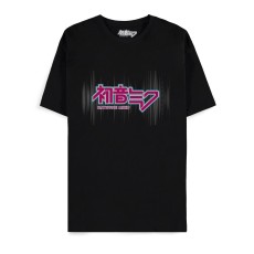 Difuzed Hatsune Miku Short Sleeved T-shirt - S size / Black - Unisex cotton T-shirt