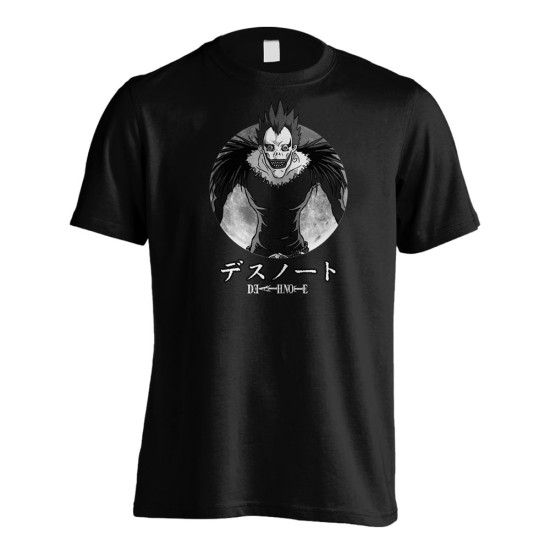 PCMerch Death Note Dark Moon T-shirt - S izmērs / Melns - Vīriešu kokvilnas T-krekls