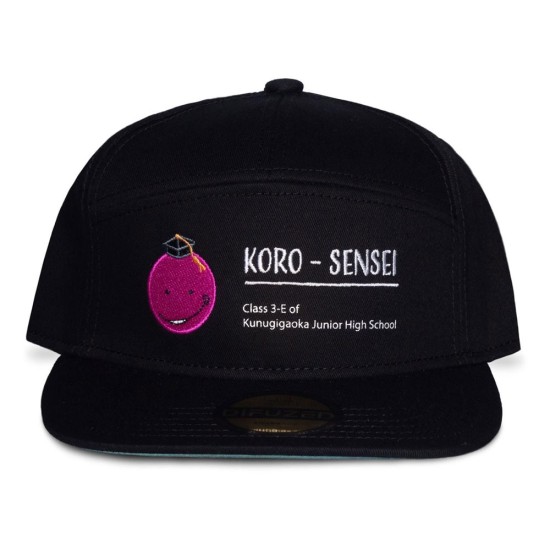 Difuzed Assassination Classroom Snapback Cap - Koro-Sensei - Kokvilnas cepure ar nagu