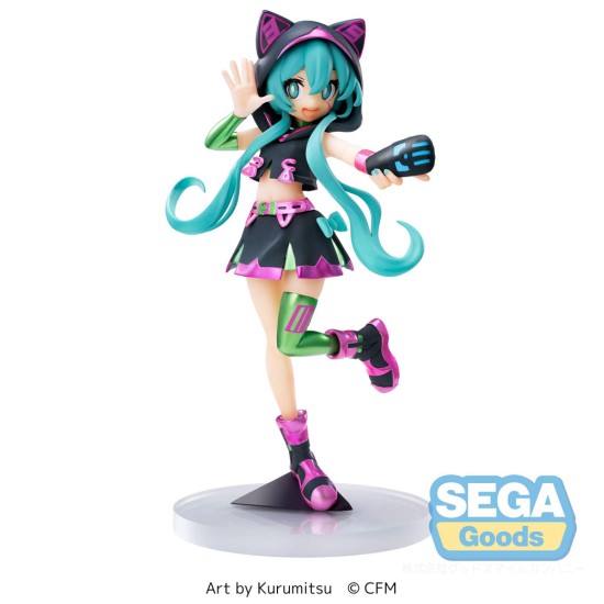 Sega Hatsune Miku Luminasta Figure 18cm - Hatsune Miku Live Stage - Plastmasas figūriņa