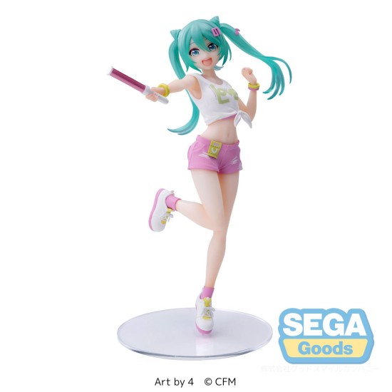 Sega Hatsune Miku Luminasta Figure 20cm - Hatsune Miku Cheering - Plastmasas figūriņa