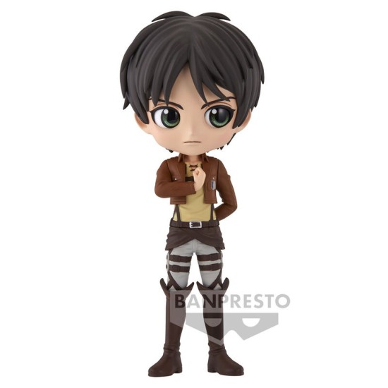 Banpresto Attack On Titan ver.A Figure 14cm - Eren Yeager Q posket - Plastmasas figūriņa