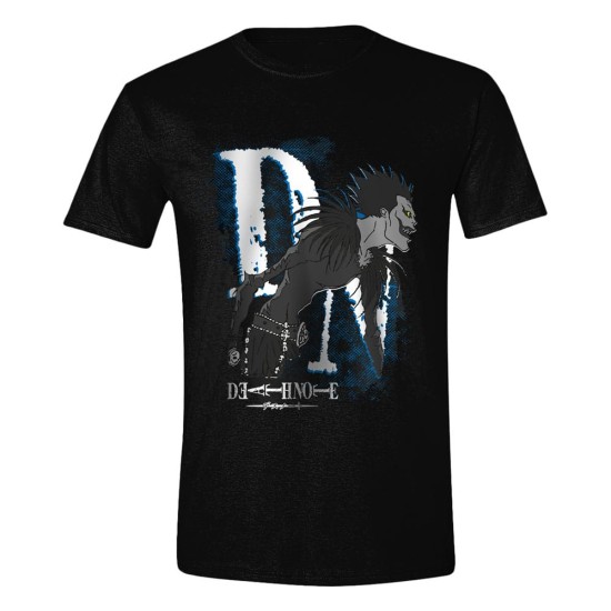 PCMerch Death Note DN Profile T-shirt - L izmērs / Melns - Vīriešu kokvilnas T-krekls