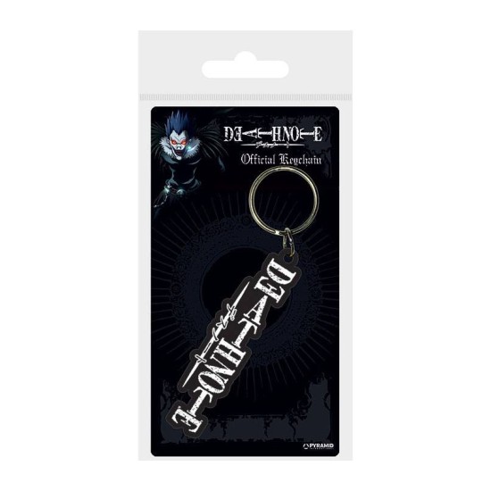 Pyramid Death Note Rubber Logo Keychain - Gumijas atslēgu piekariņš