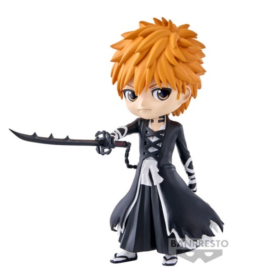 Banpresto Bleach Thousand Year Blood vol.2 Figure 14cm - Ichigo Kurosaki Q posket - Plastmasas figūriņa