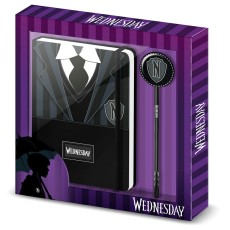 Karactermania Wednesday Uniform Notebook / Pen Set