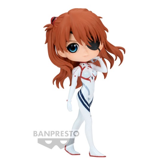 Banpresto Evangelion 3.0 Langley Plugsuit Style Ver. A Figure 14cm - Asuka Shikinami Q posket - Plastmasas figūriņa