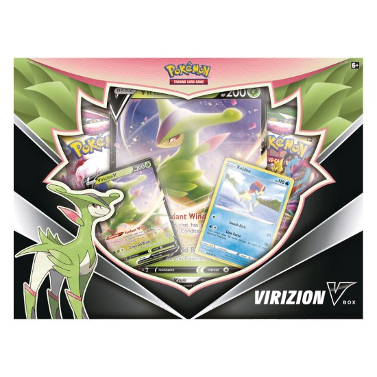 Pokemon Super Card Game TCG Trading Cards - Virizion V Box EN - Kāršu spēle