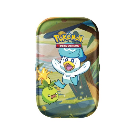 Pokemon Super Card Game TCG Trading Cards - Paldea Friends Mini Tin (4) EN - Kāršu spēle