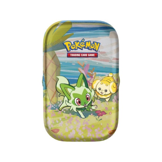 Pokemon Super Card Game TCG Trading Cards - Paldea Friends Mini Tin (5) EN - Kāršu spēle