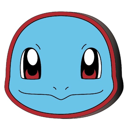 Sahinler Pokemon Squirtle 3D Cushion 40cm - Dekoratīvais spilvens