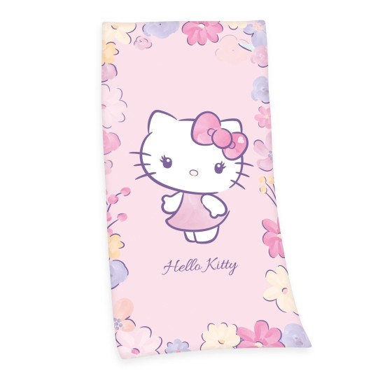 Herding Hello Kitty Velour Beach Towel 150 x 75 cm - Hello Kitty - Pludmales dvielis