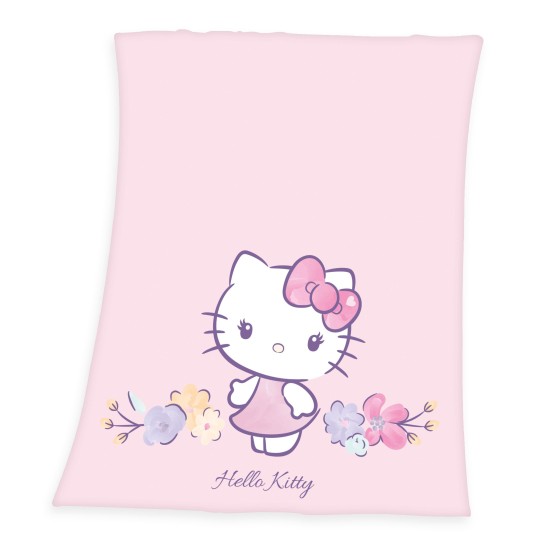 Herding Hello Kitty Fleece Blanket 160 x 130 cm - Hello Kitty - Pleds