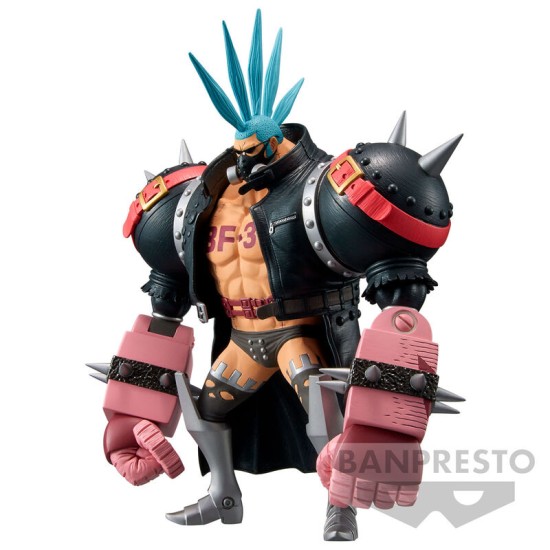 Banpresto One Piece DXF The Grandline Men Figure 15cm - Franky - Plastmasas figūriņa