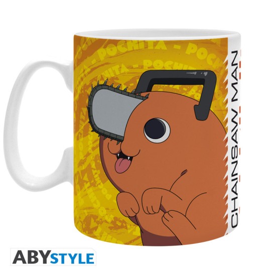 ABYstyle Chainsaw Man King Size Ceramic Mug 460ml - Denji & Pochita - Krūze