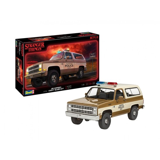 Revell Stranger Things Model Kit 1/25 1985 Chevrolet K5 Blazer 19 cm - Модель-конструктор