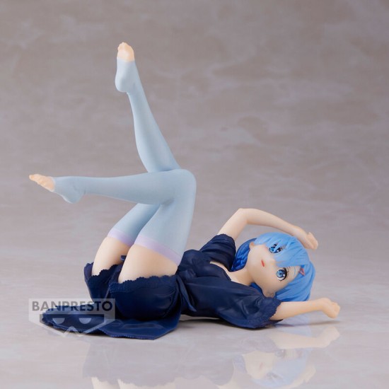 Banpresto Re:Zero Starting Life in Another World Relax Time Figure 10cm - Rem Dressing - Plastmasas figūriņa