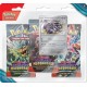 Pokemon Super Card Game TCG Trading Cards - Scarlet & Violet - Twilight Masquerade 3-Pack Blister Assorted Pack EN - Kāršu spēle