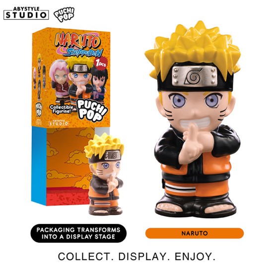 ABYstyle Naruto Shippuden PuchiPop Soft Vinyl Blind Box Figure 5cm (1.pcs) - Plastmasas figūriņa