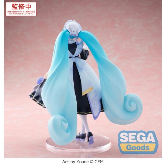 Sega Hatsune Miku Character Vocal Series 01 Luminasta Figure 21cm - Hatsune Miku Classical Maid - Plastic figure