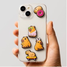 3D Sticker Set (5.шт) - Capybara - комплект наклеек