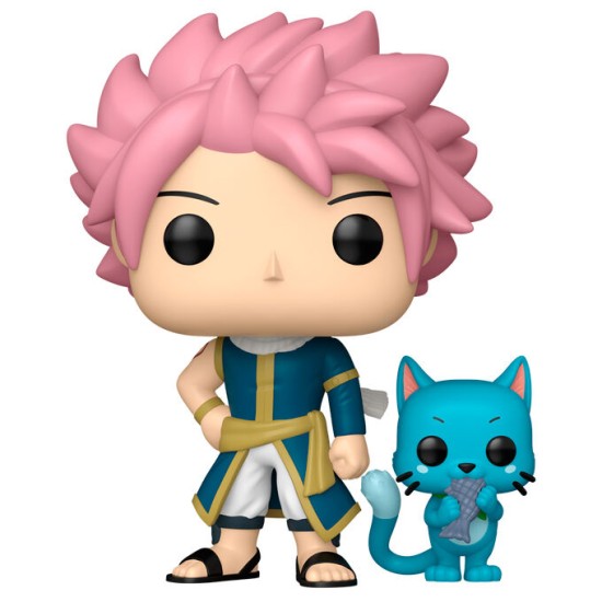 Funko POP! Fairy Tail 100 Years Quest Figure 9cm - Natsu with Happy (2285) - Vinila figūriņa