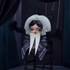 Pop Mart Skullpanda x Wednesday (Nevermore Academy Uniform Version) Plush Pendant