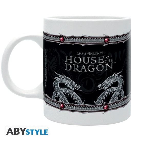 ABYstyle Game of Thrones: House of The Dragon Ceramic Mug 320ml - Silver Dragon - Krūze