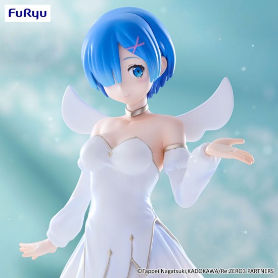 Furyu Re:Zero Starting Life in Another World BiCute Pure Figure 25cm - Rem Little Wings - Пластмассовая фигурка