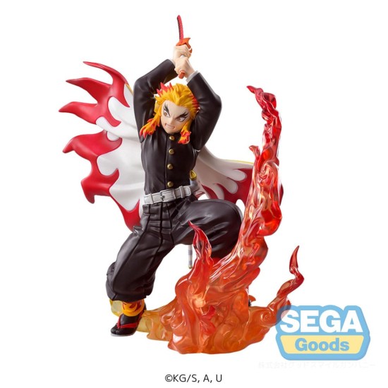 Sega Demon Slayer Kimetsu no Yaiba Xross Link Anime Figure 15cm - Kyojuro Rengoku - Plastic figure