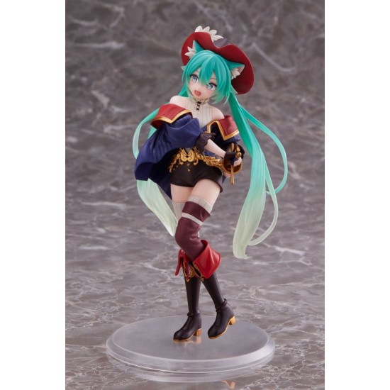 Taito Prize Hatsune Miku Wonderland Puss in Boots Figure 18cm - Hatsune Miku (with bonus) - Hatsune Miku Cute - Plastic figure