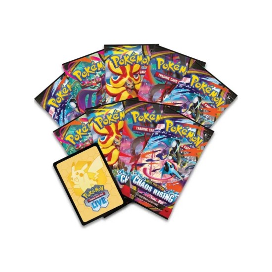 Pokemon Super Card Game TCG Trading Cards - Mega Evolution - ME04: Chaos Rising - Elite Trainer Box EN - Карточная Игра